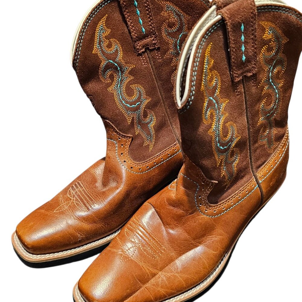 Ariat Western Boots, Women's Size 7.5 Brown Leather